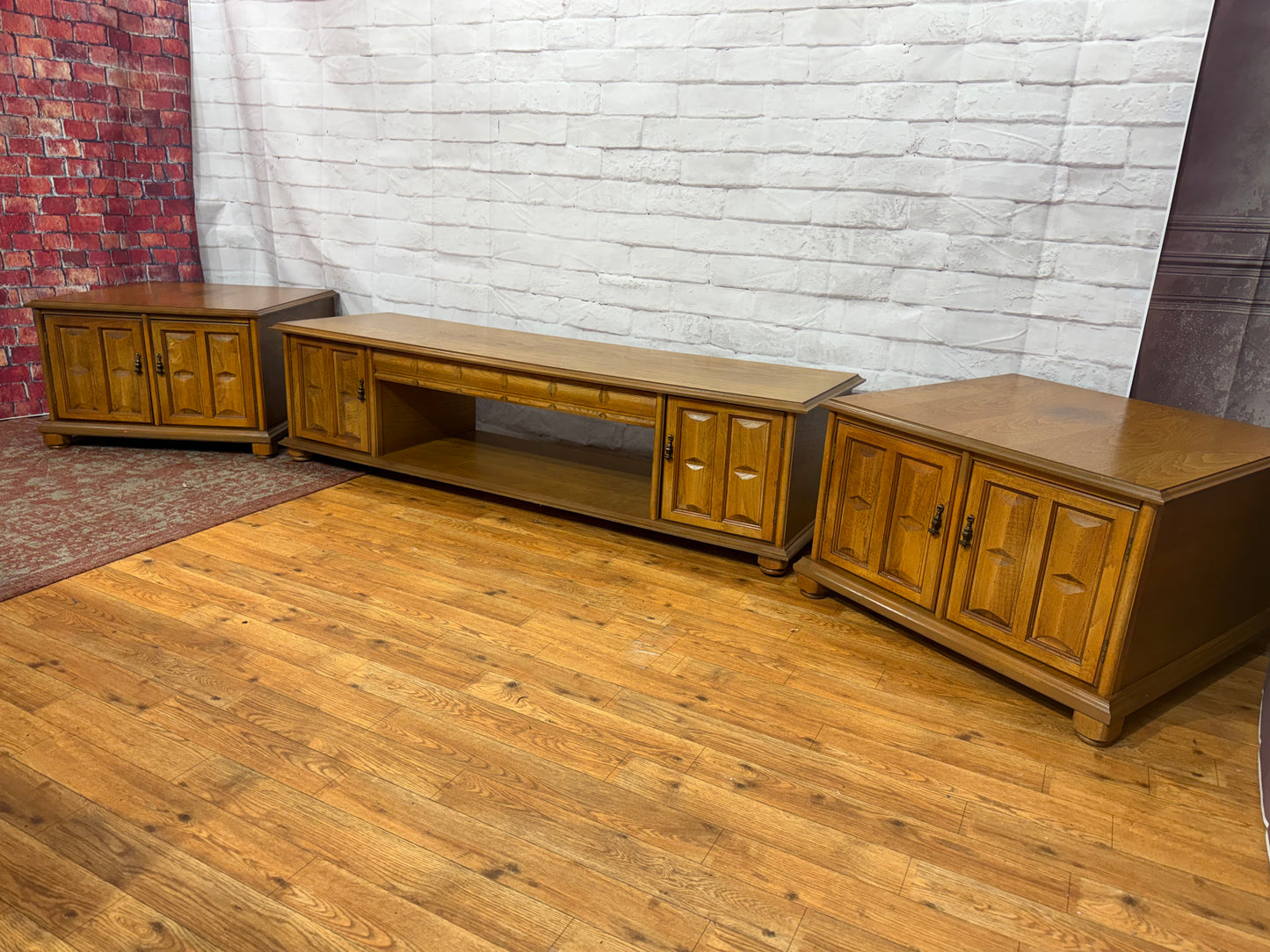 Solid Wood Coffee Table & End Tables