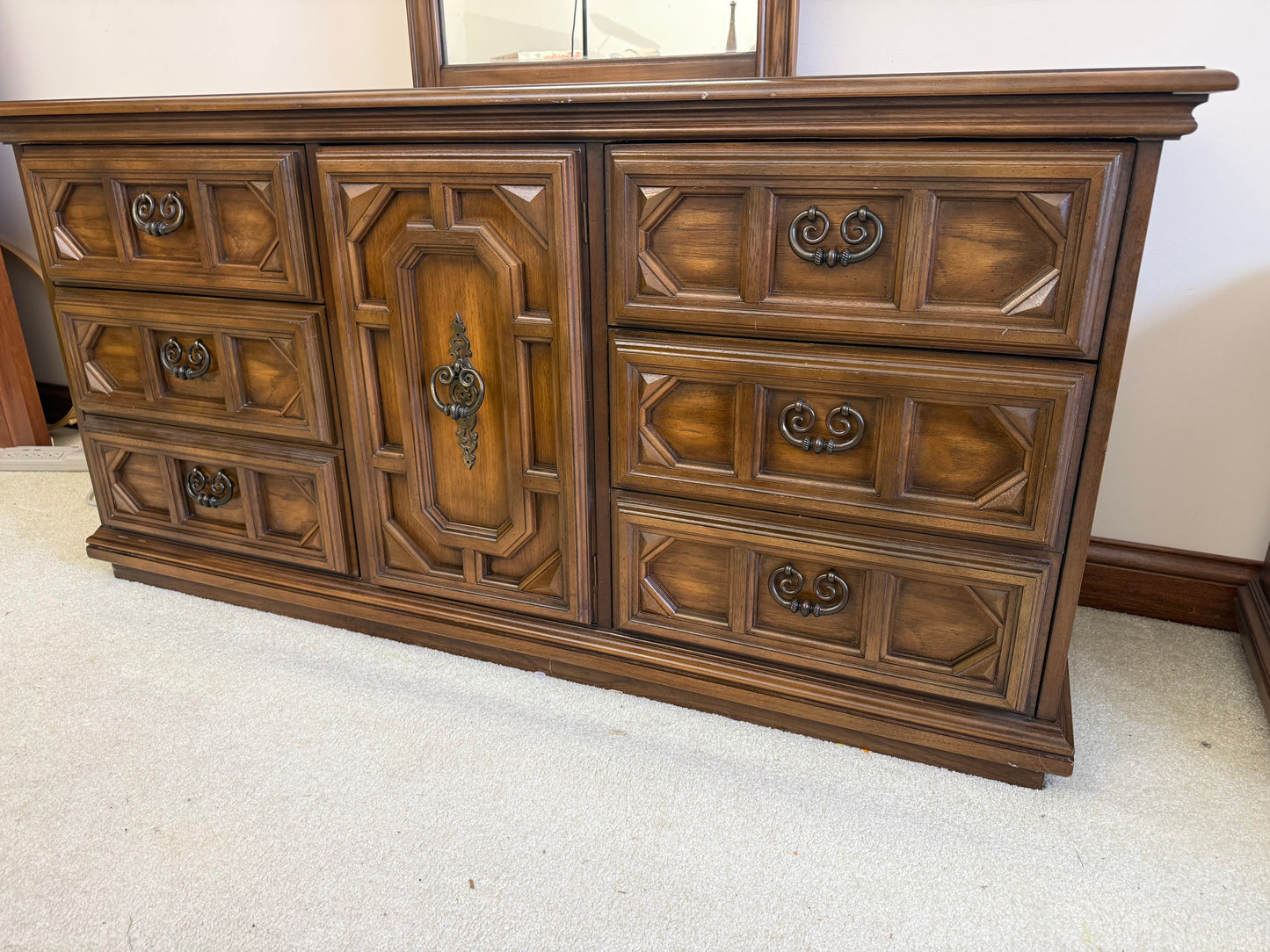 Vintage Dresser & Mirror