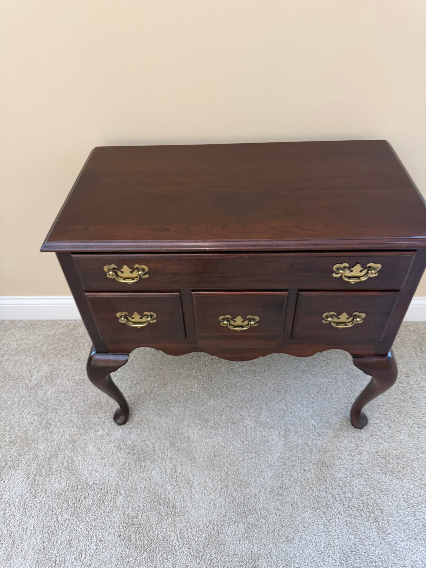 Ethan Allen Queen Ann Cherry Lowboy