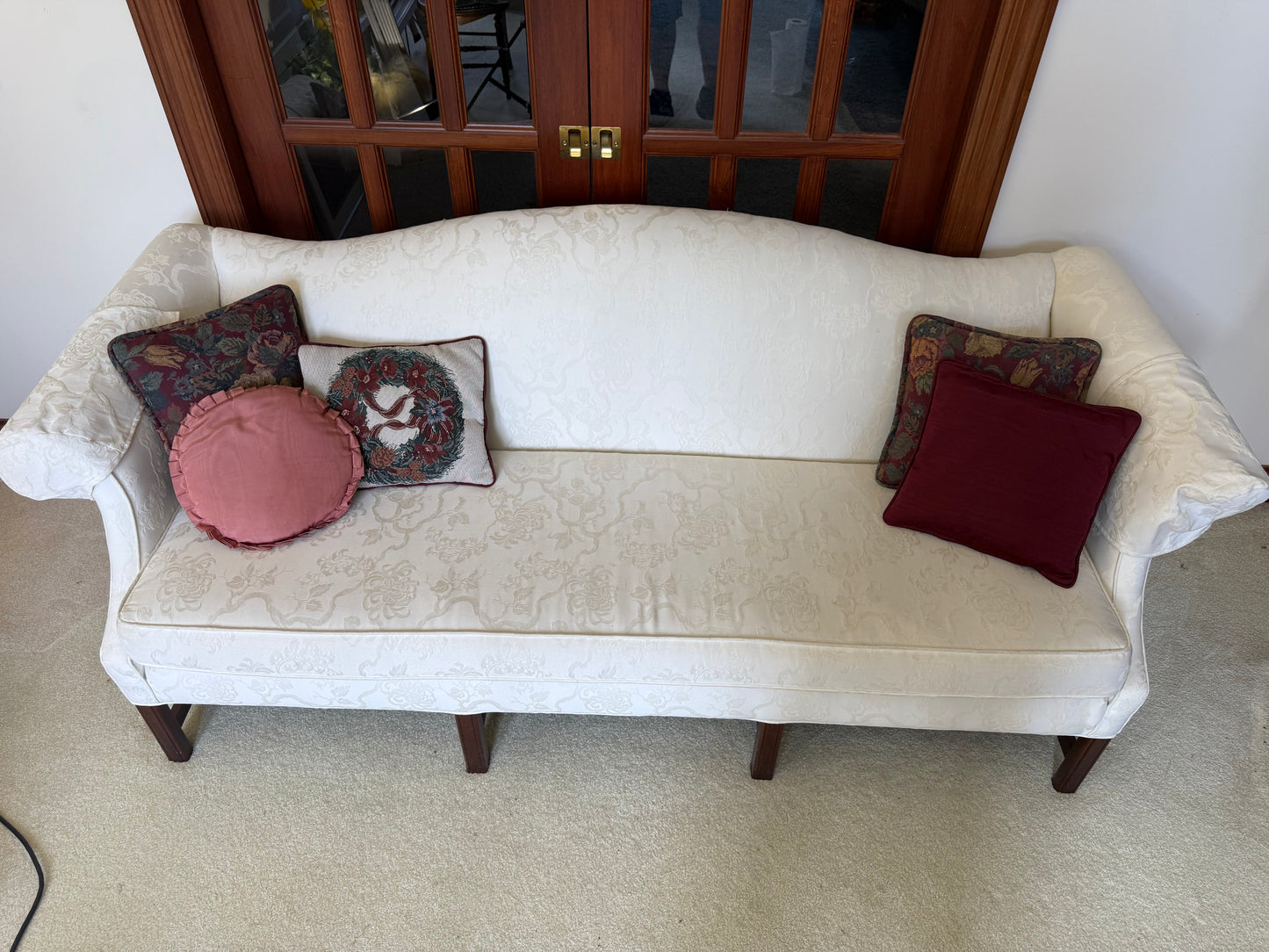 White Sofa and Pillows
