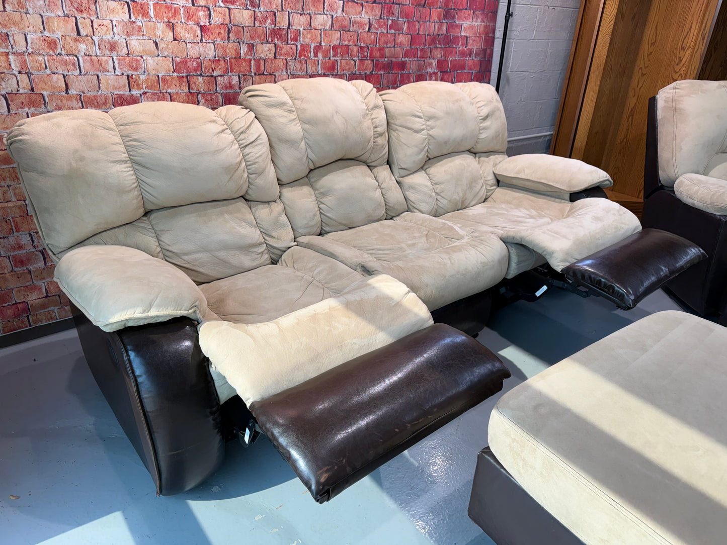 Reclining Sofa, Recliner & Ottoman
