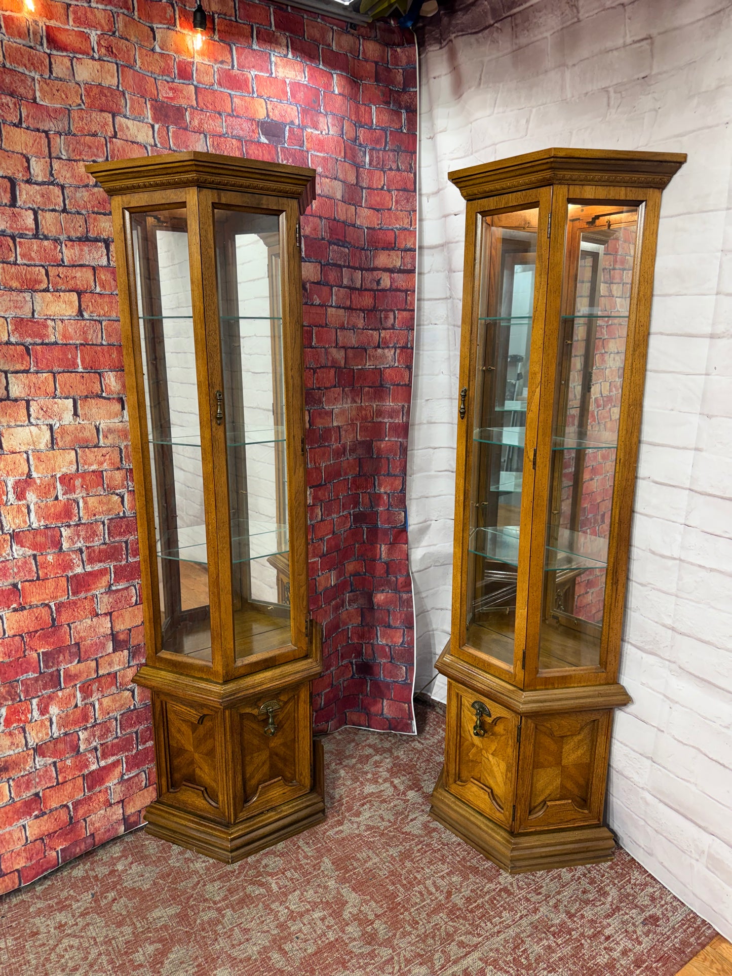 Matching Curio Cabinets
