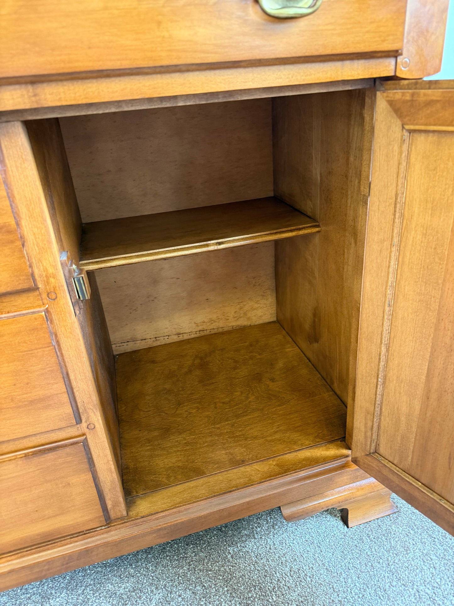 Young Republic Tell City Maple China Cabinet