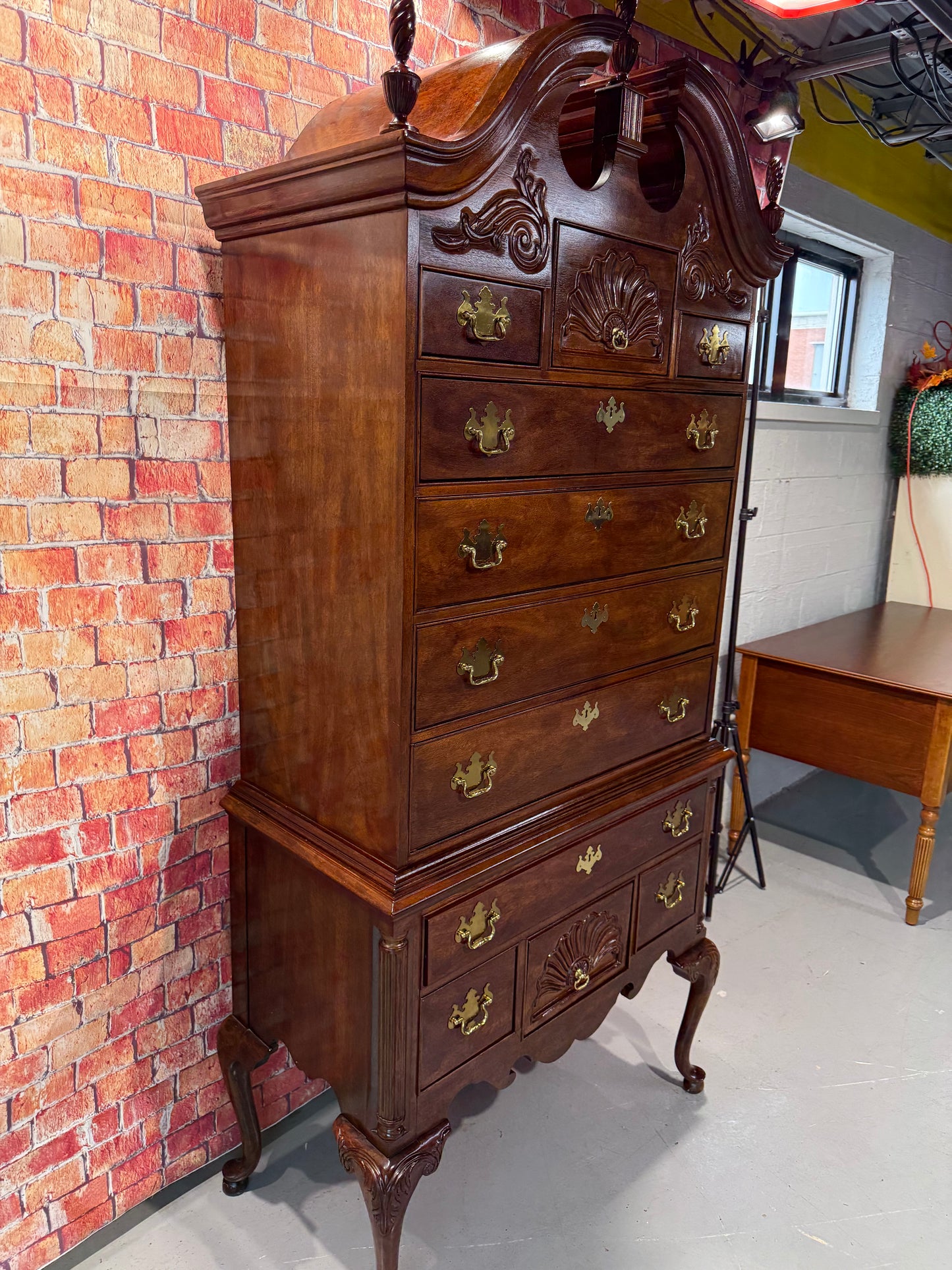 Thomasville Mahogany Highboy Dresser