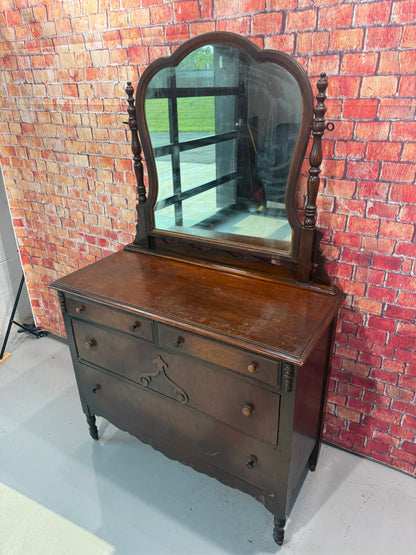 Antique Dresser w/ Mirror