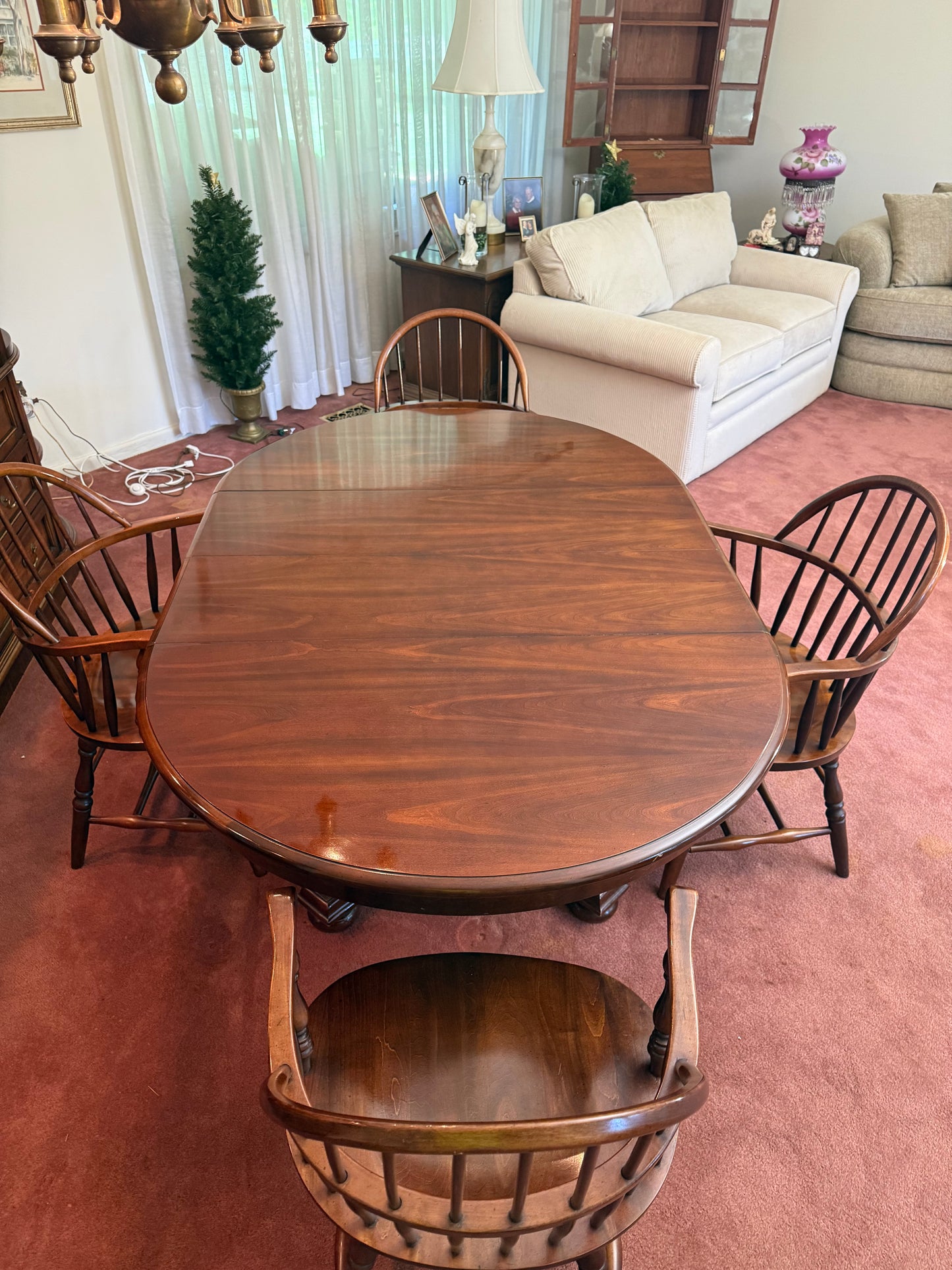 Solid Wood Dining Table & 4 Chairs