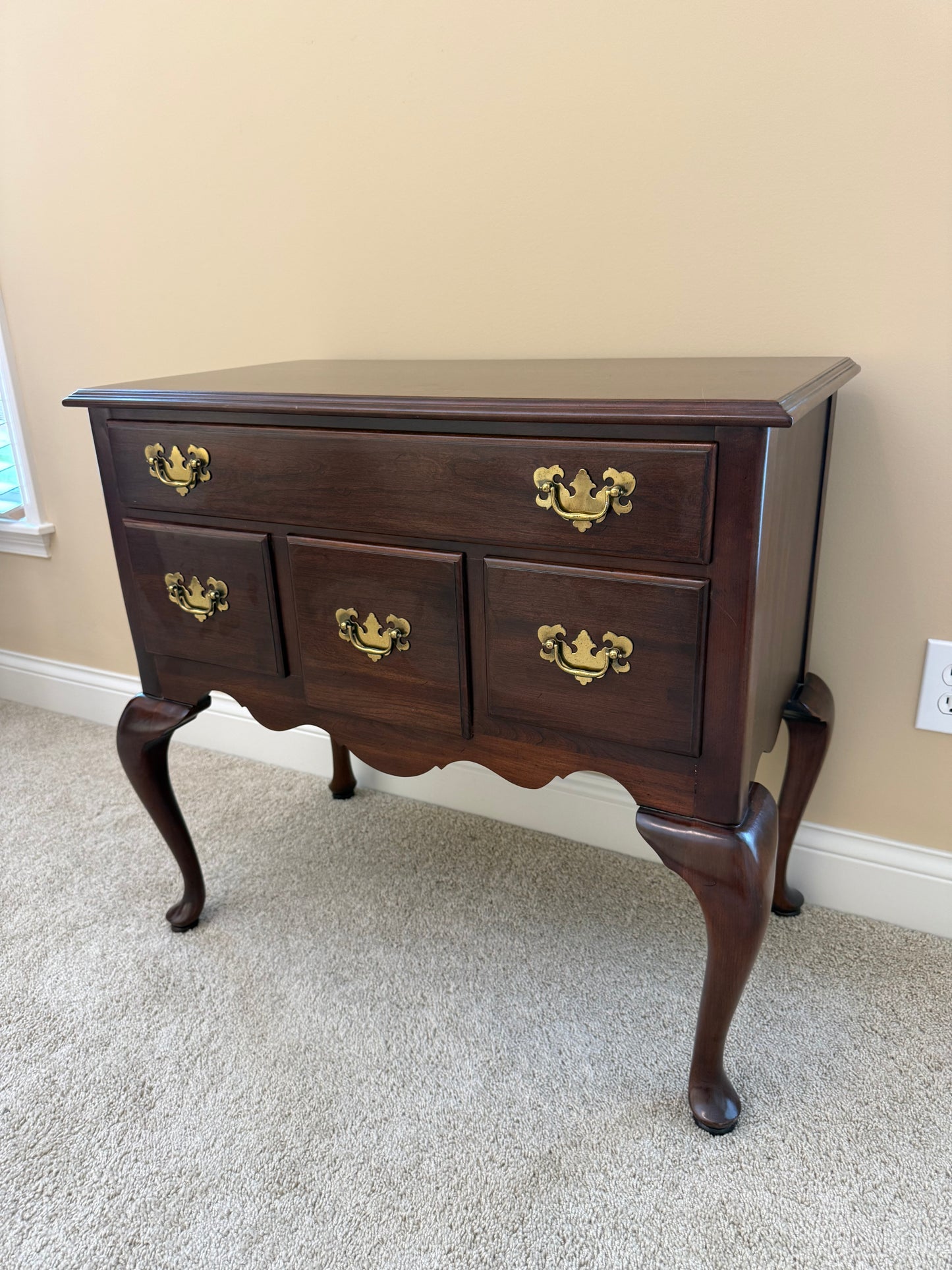 Ethan Allen Queen Ann Cherry Lowboy