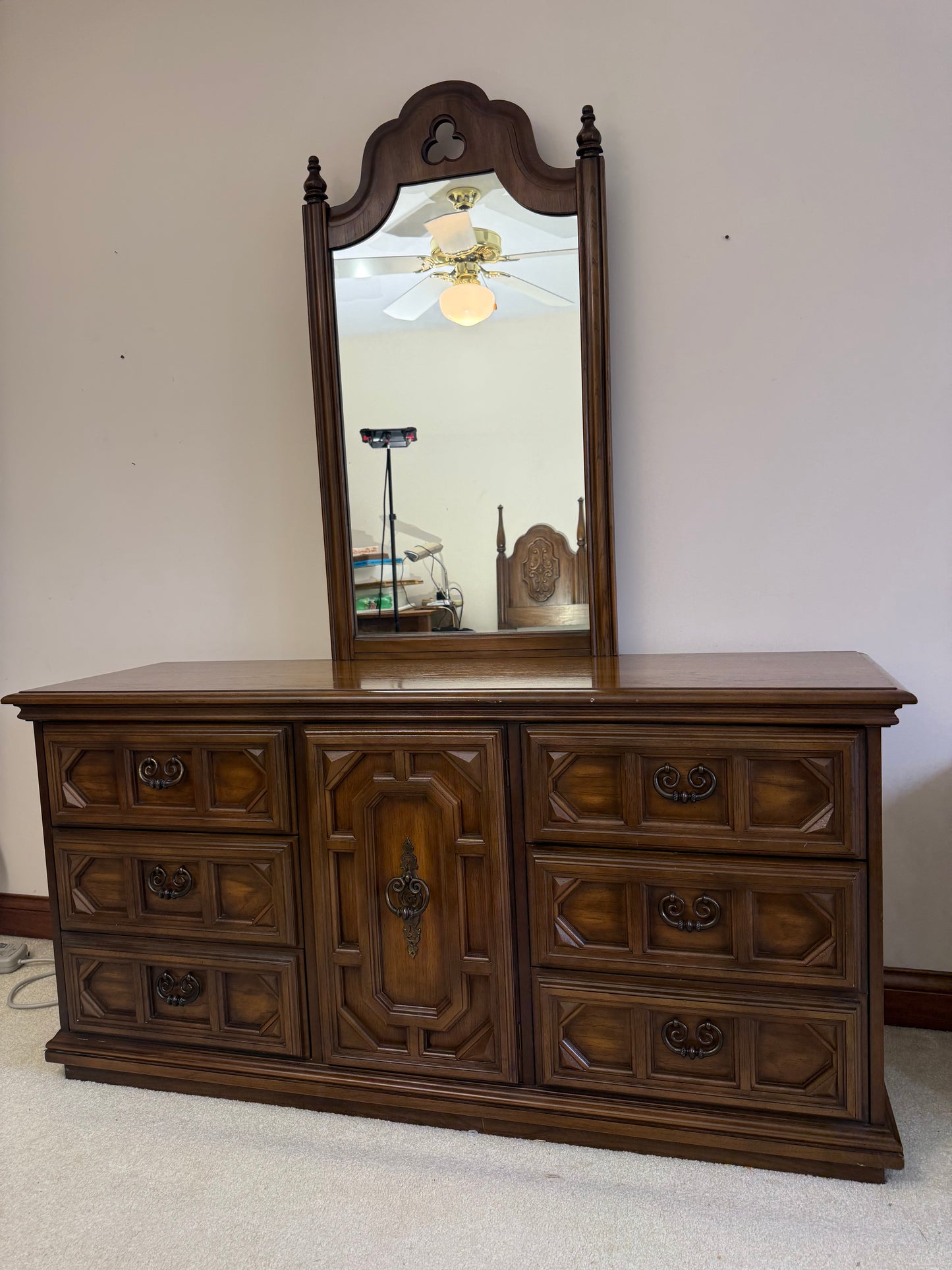 Vintage Dresser & Mirror