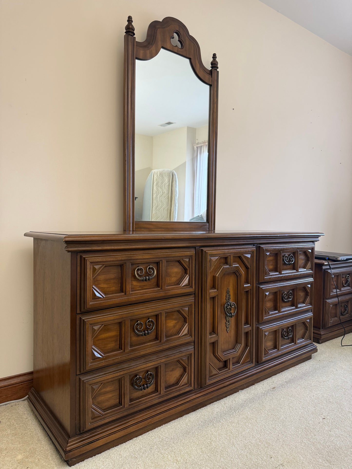 Vintage Dresser & Mirror