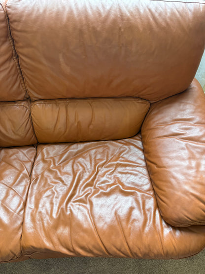 Italian Leather Sofa & Loveseat