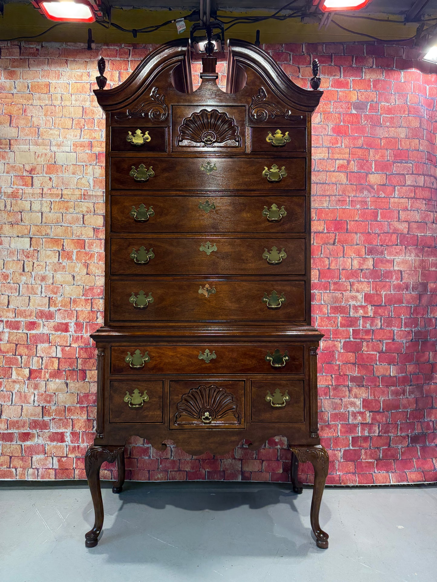 Thomasville Mahogany Highboy Dresser