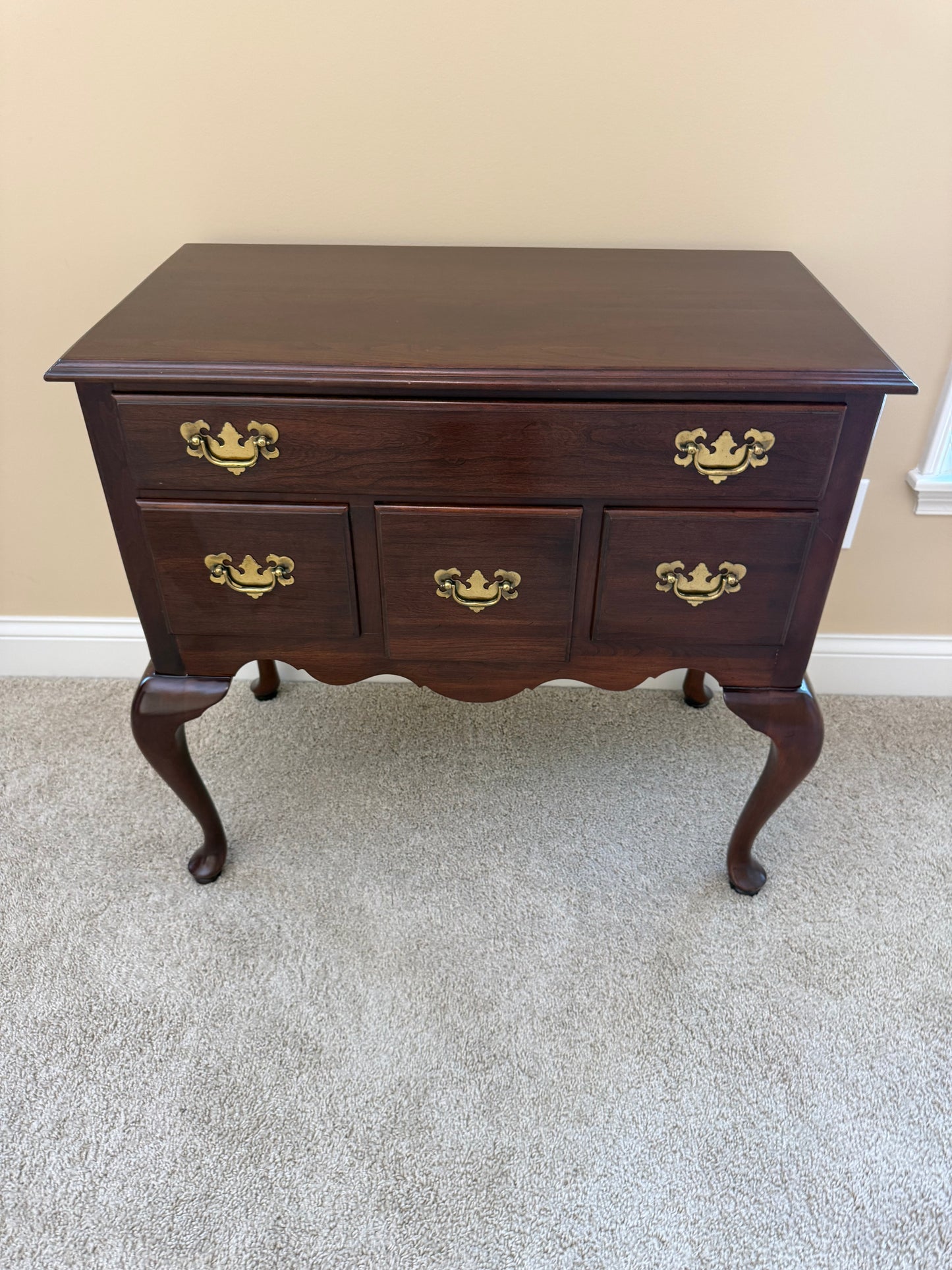 Ethan Allen Queen Ann Cherry Lowboy