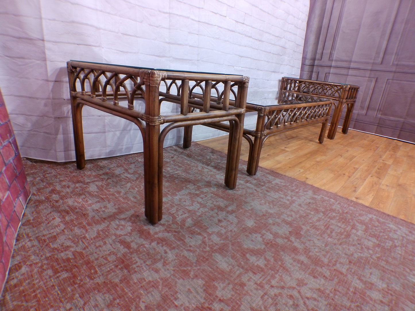 Rattan Coffee Table & End Tables