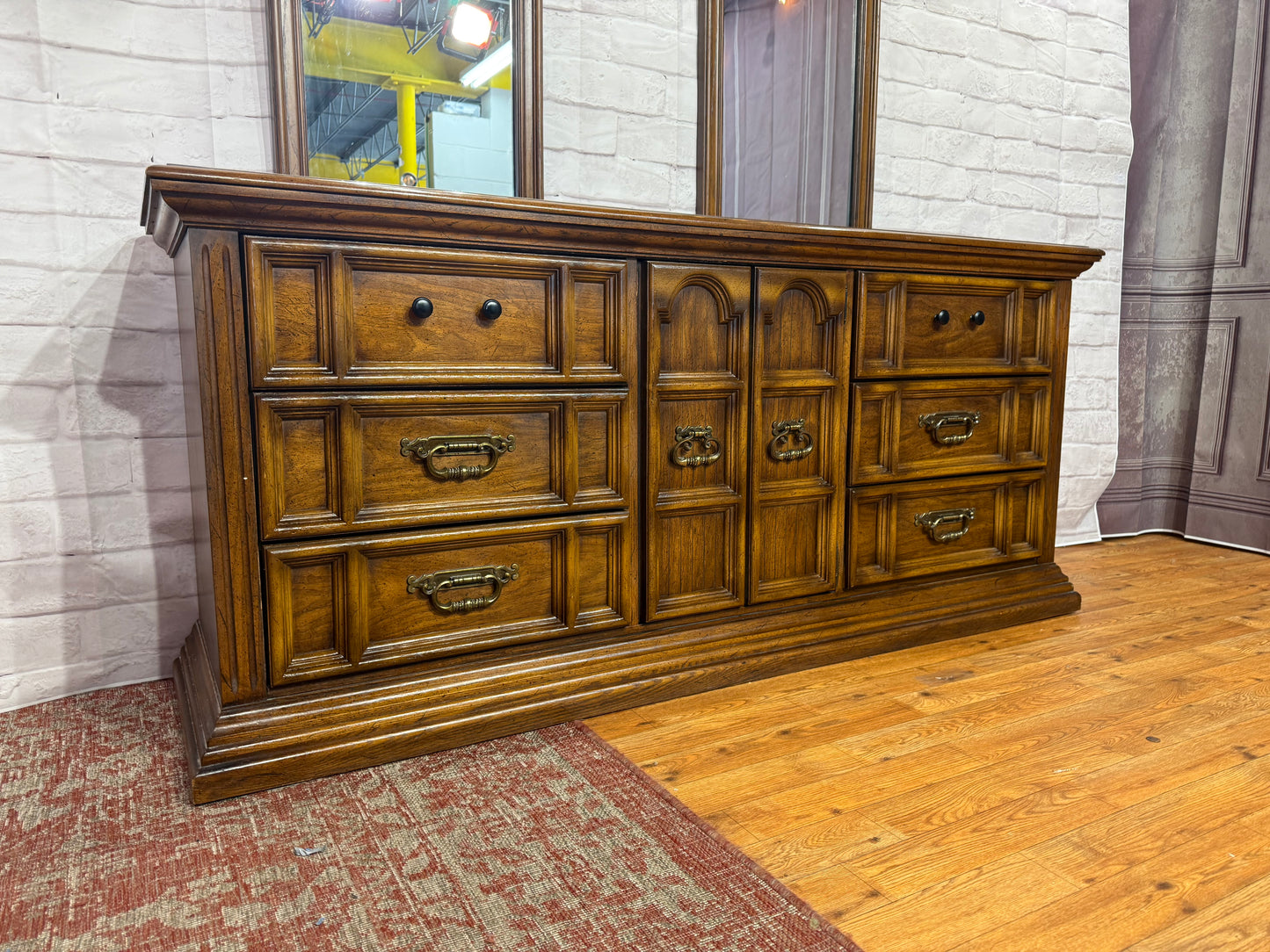 Vintage Dresser w/ 2 Mirrors