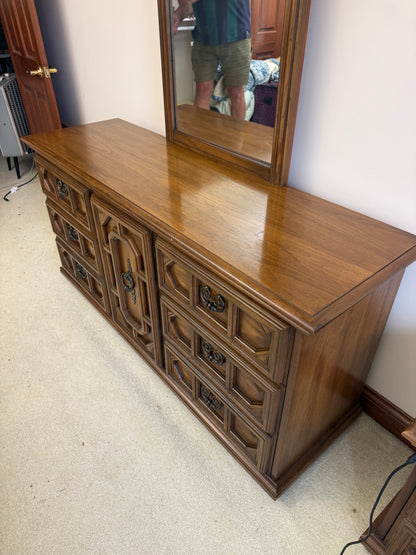Vintage Dresser & Mirror