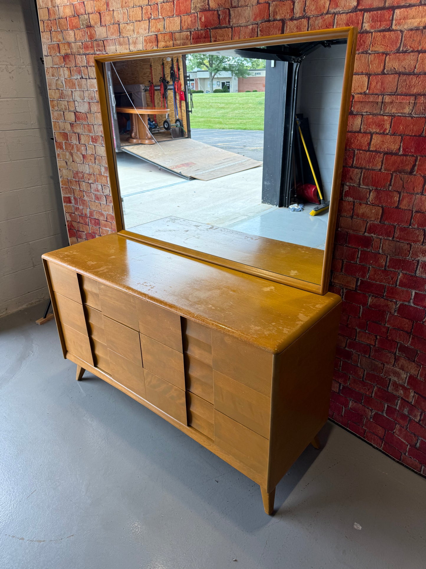 MCM Dresser w/ Mirror