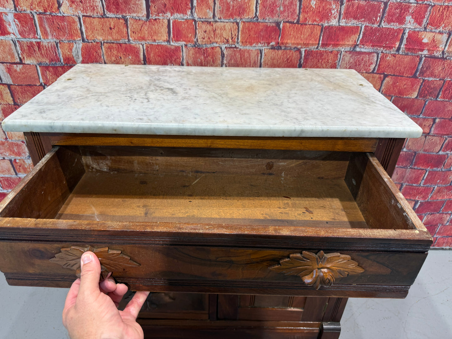 Antique Washstand - Marble Top