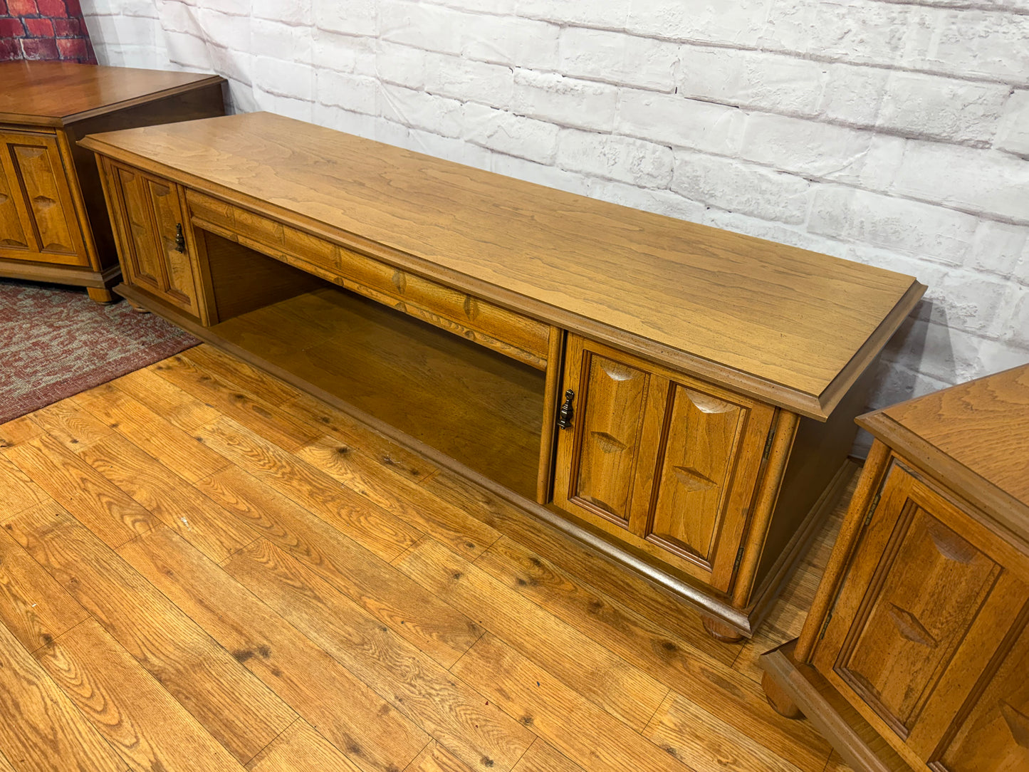 Solid Wood Coffee Table & End Tables