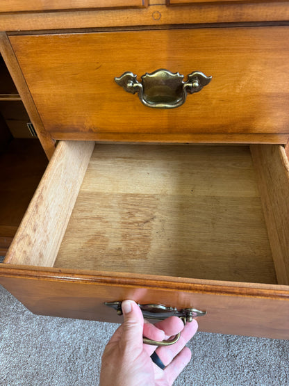 Young Republic Tell City Maple China Cabinet