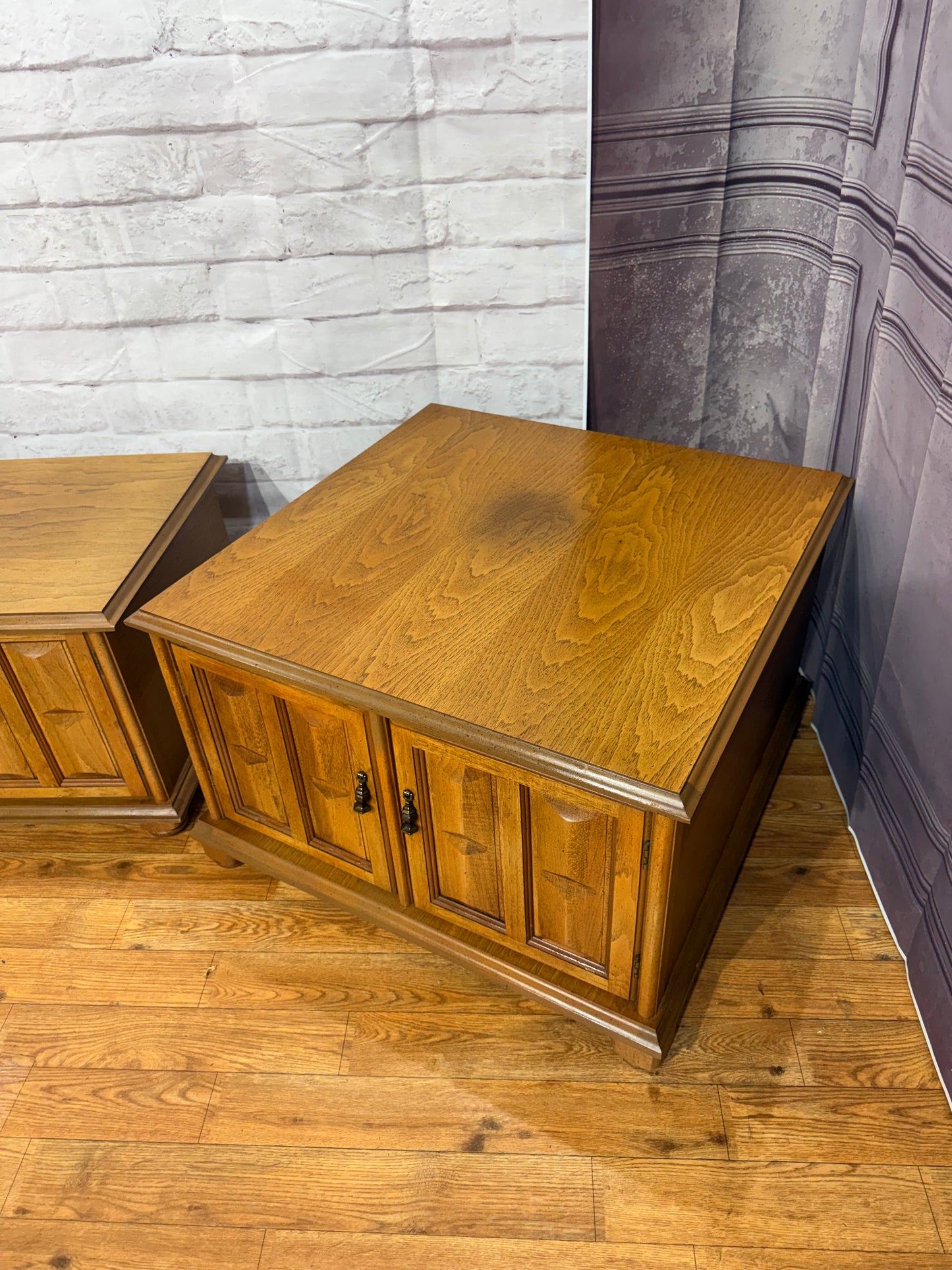 Solid Wood Coffee Table & End Tables