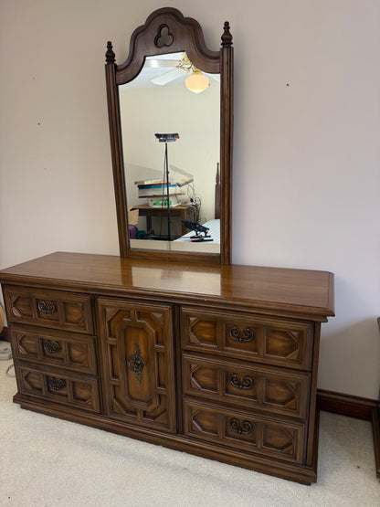 Vintage Dresser & Mirror