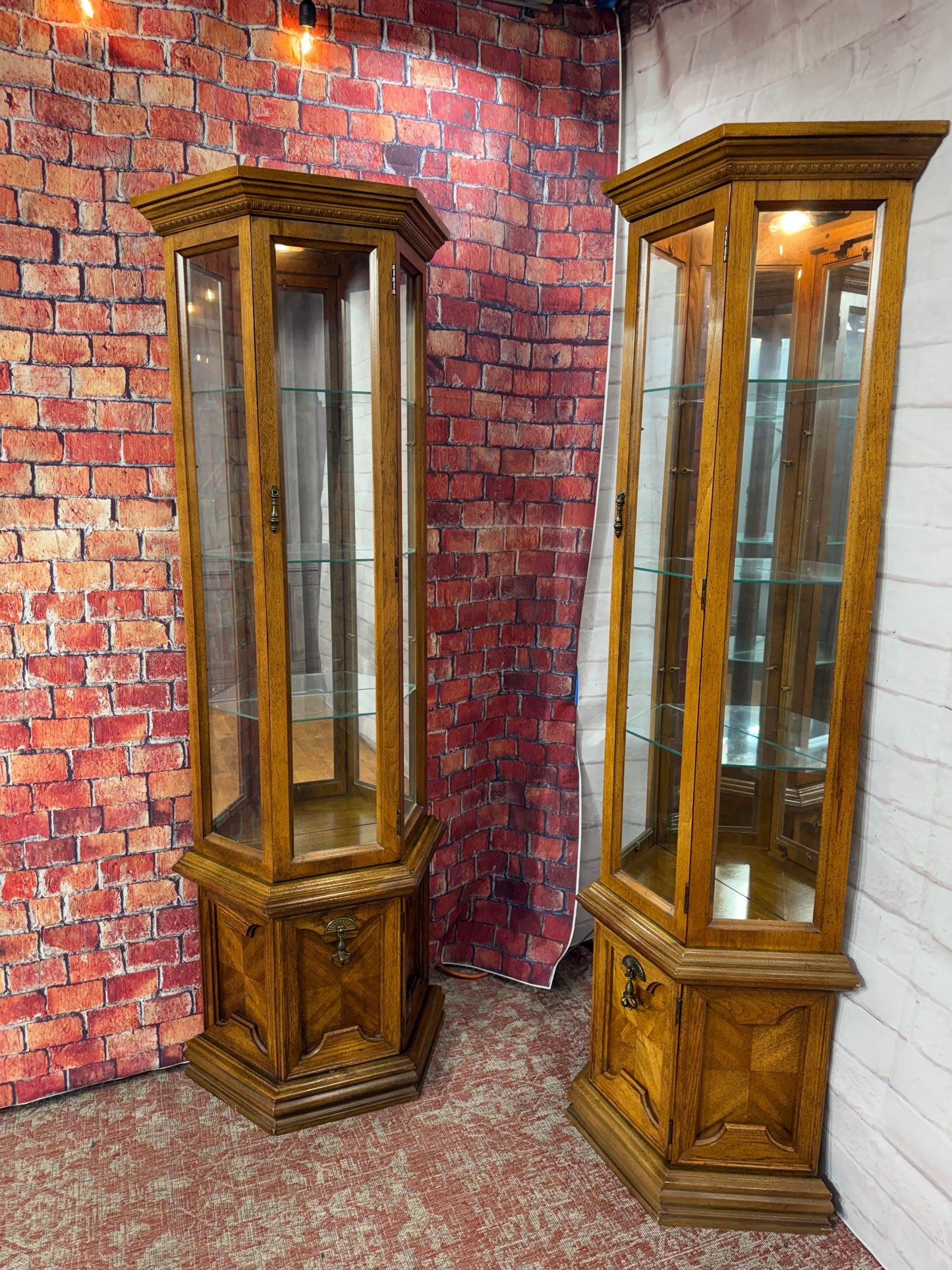 Matching Curio Cabinets