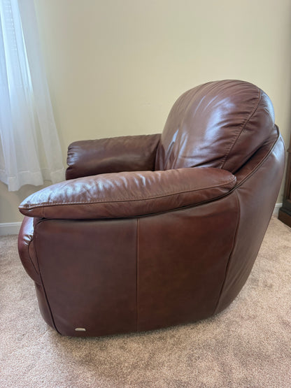 Leather Swivel / Rocking Chair