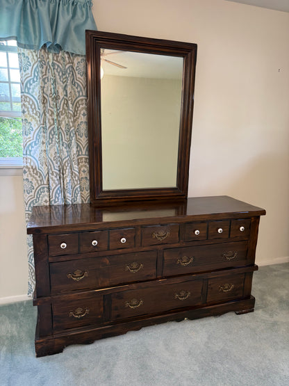 Pine Dresser & Mirror