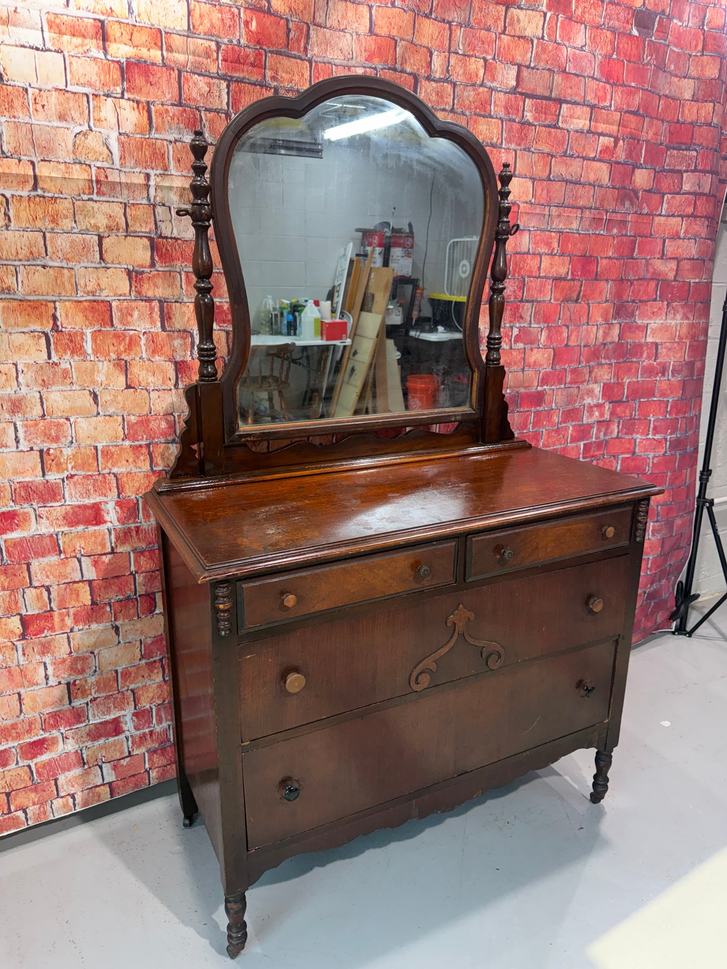 Antique Dresser w/ Mirror
