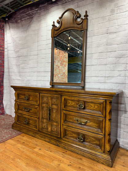 Vintage Dresser & Mirror