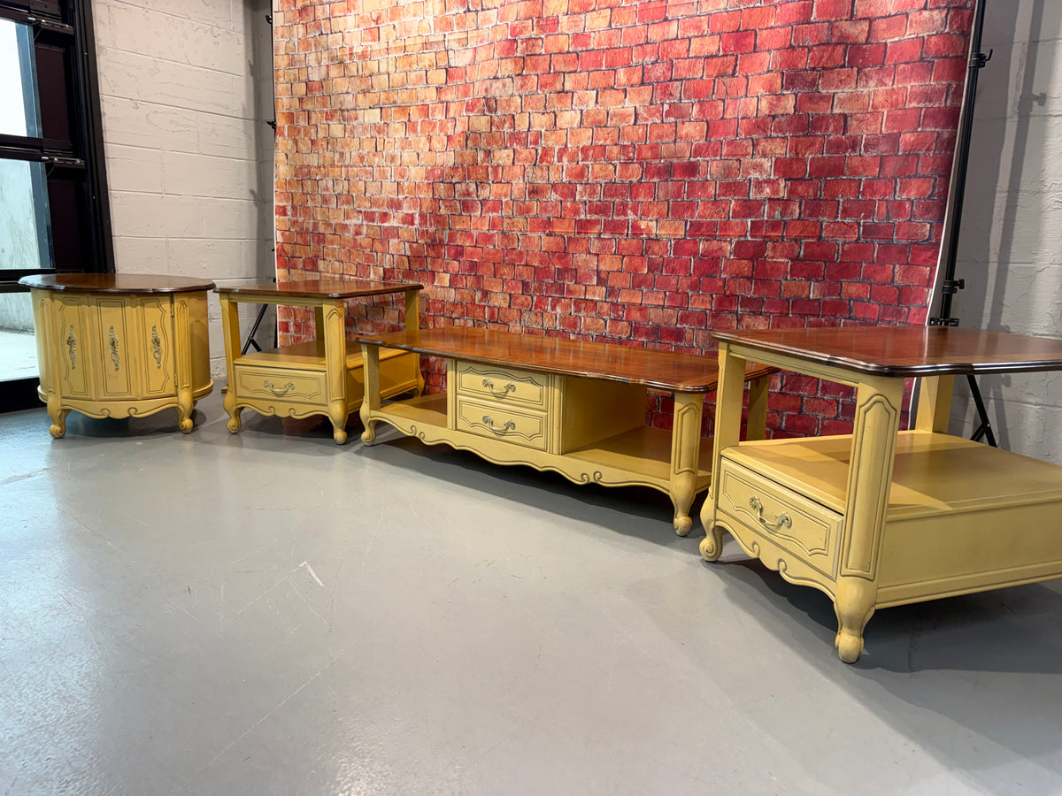 Vintage End Tables & Coffee Table
