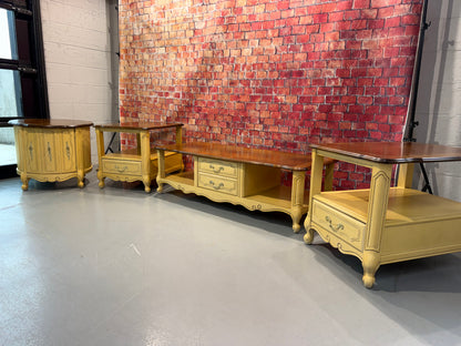 Vintage End Tables & Coffee Table