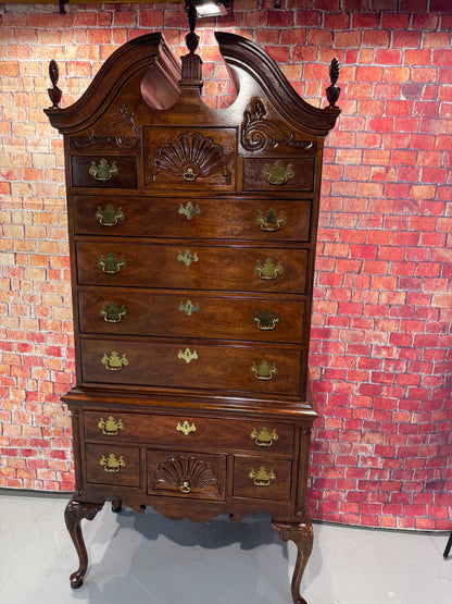 Thomasville Mahogany Highboy Dresser