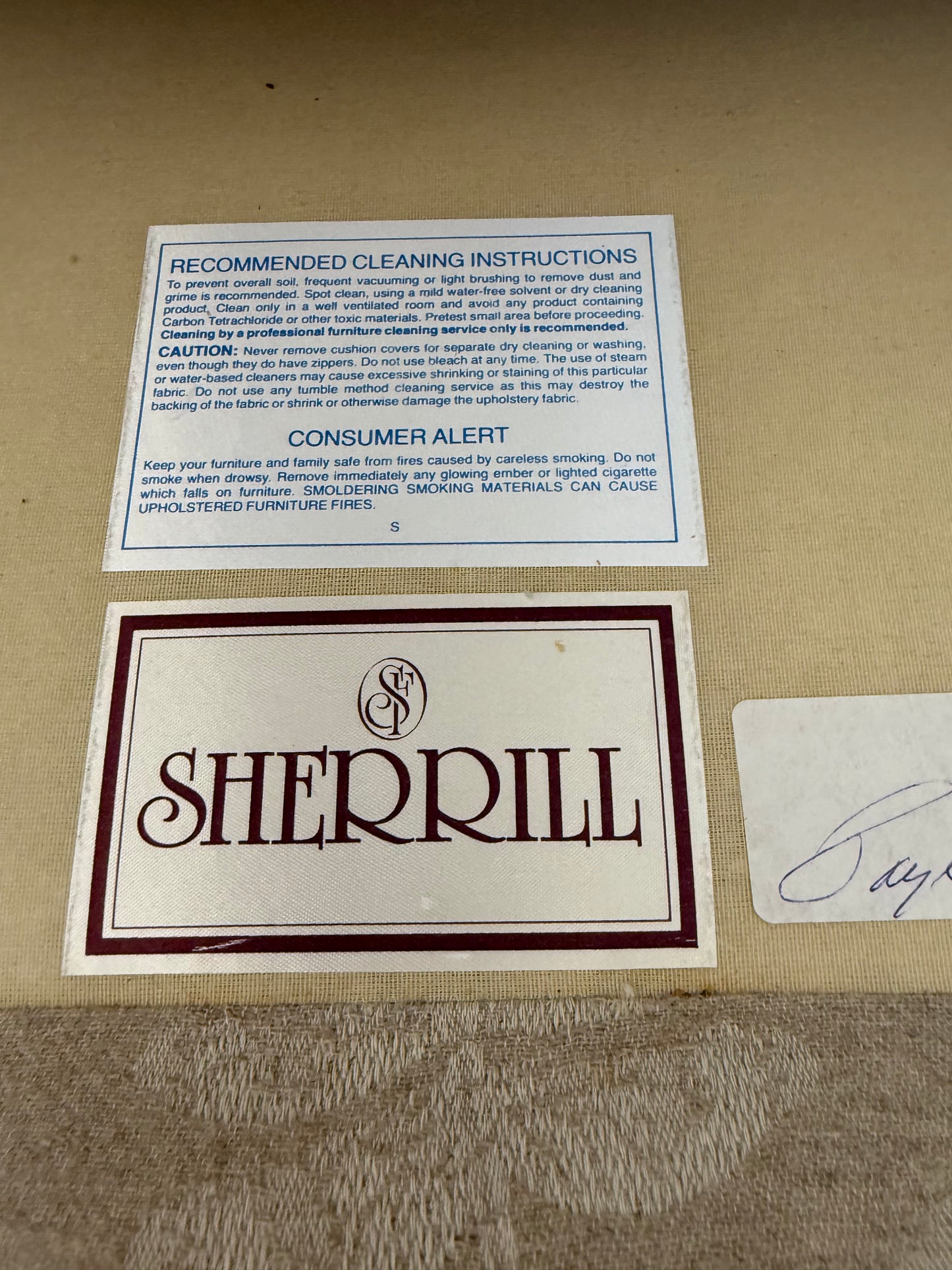 Sherrill Sofa & Loveseat