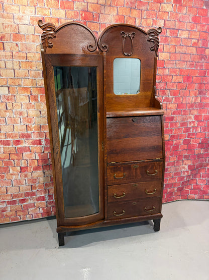 Antique Victorian Secretary Desk / Bookshelf