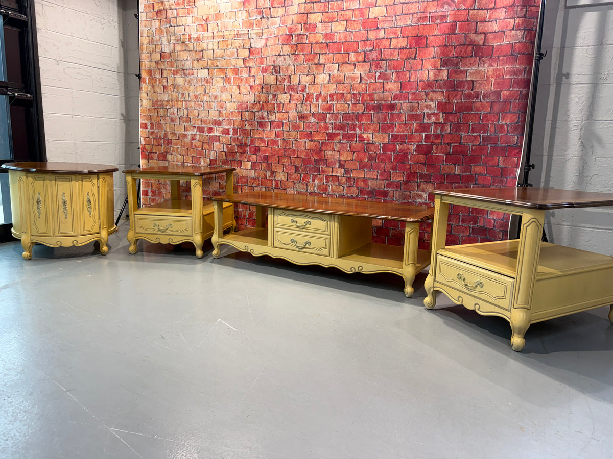 Vintage End Tables & Coffee Table