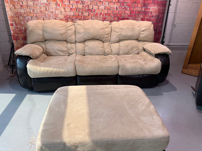 Reclining Sofa, Recliner & Ottoman