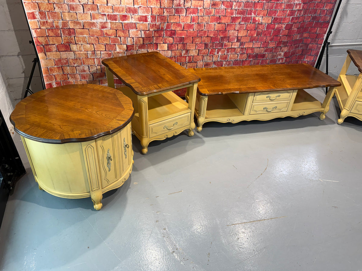 Vintage End Tables & Coffee Table