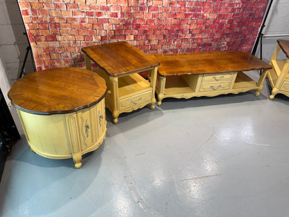 Vintage End Tables & Coffee Table