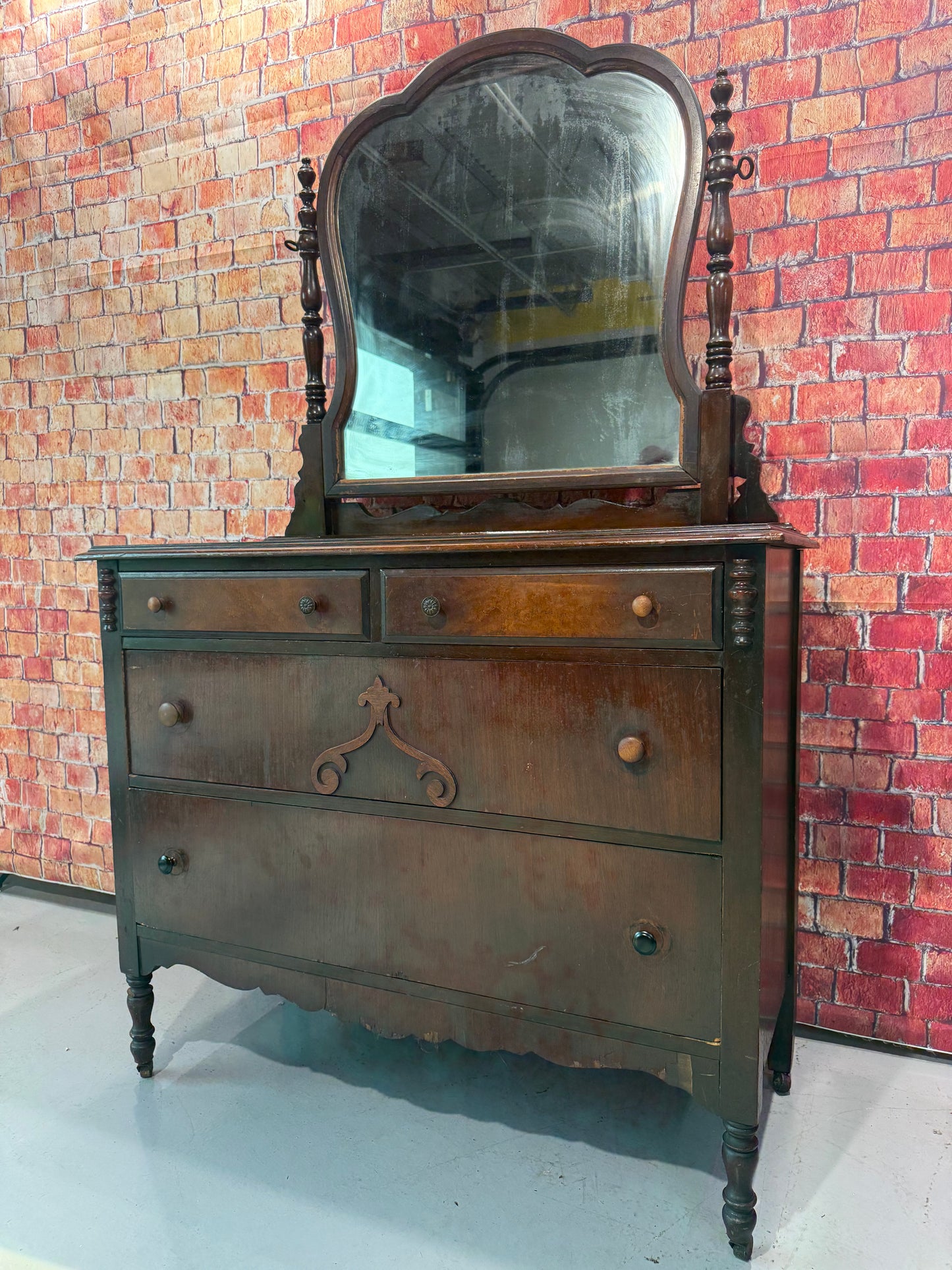 Antique Dresser w/ Mirror