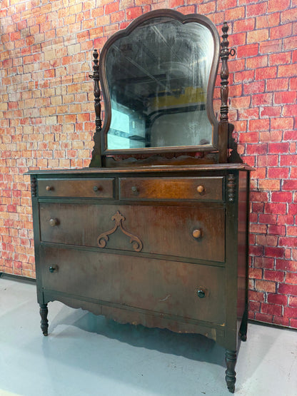Antique Dresser w/ Mirror