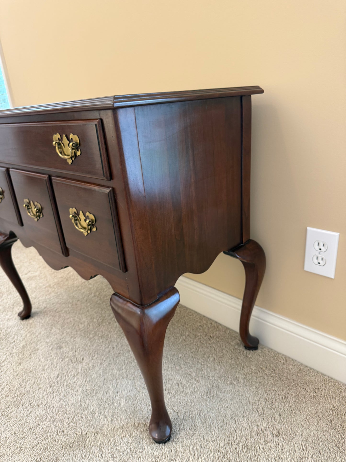 Ethan Allen Queen Ann Cherry Lowboy