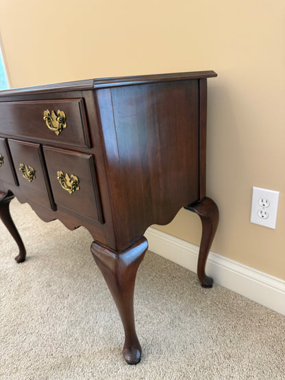 Ethan Allen Queen Ann Cherry Lowboy