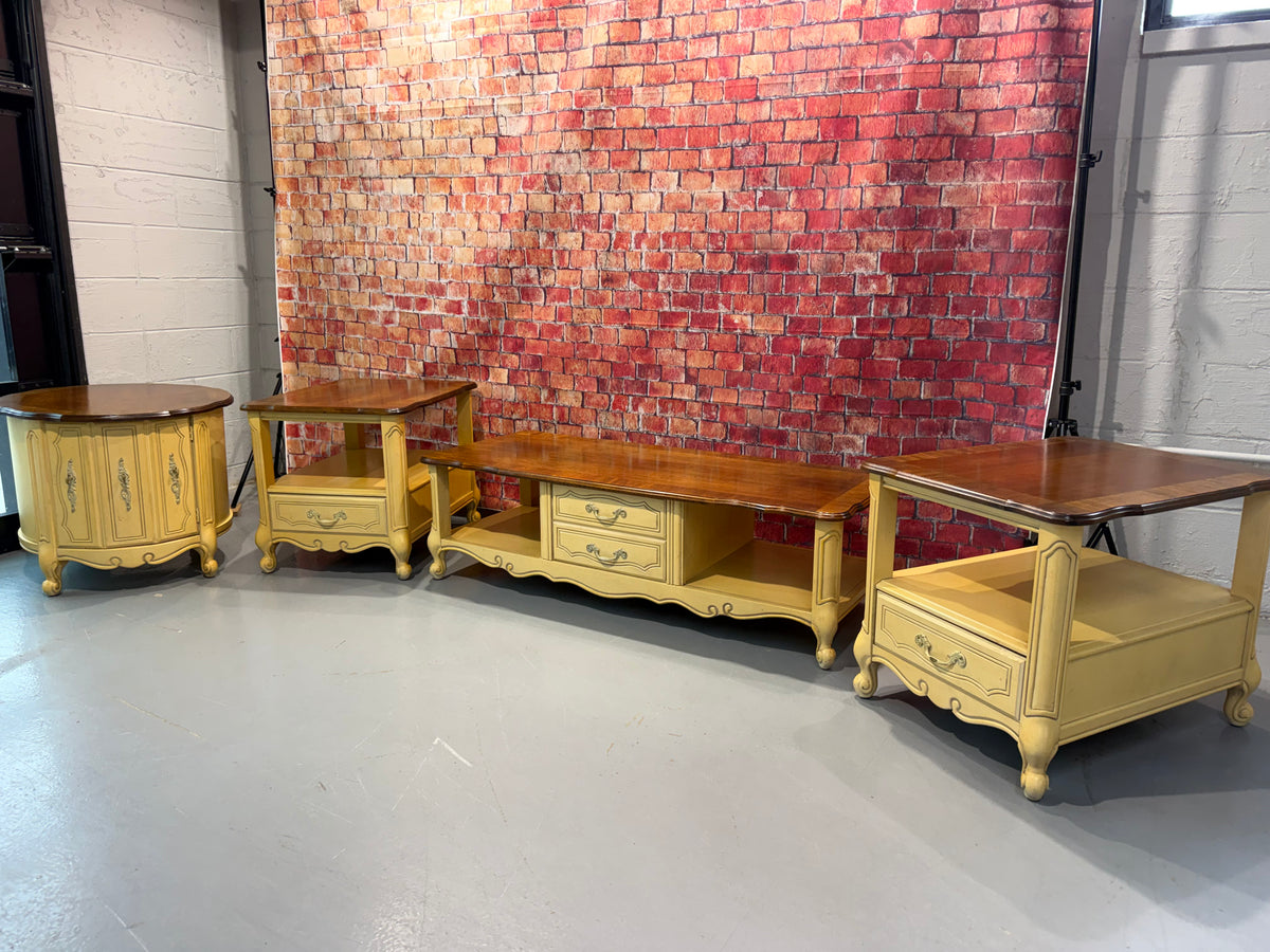 Vintage End Tables & Coffee Table