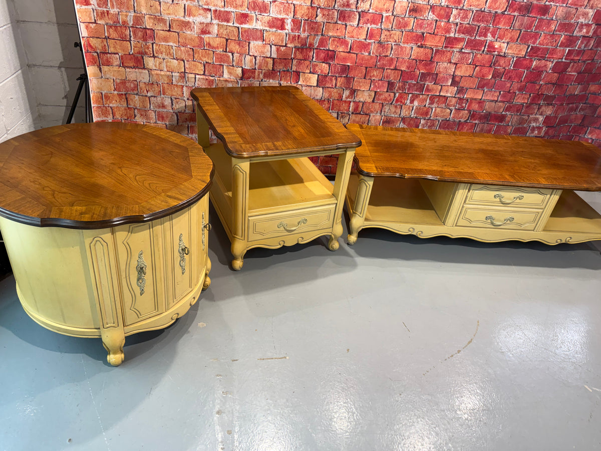 Vintage End Tables & Coffee Table
