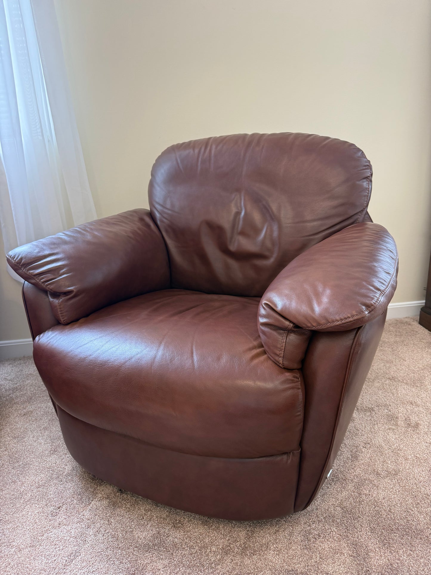 Leather Swivel / Rocking Chair