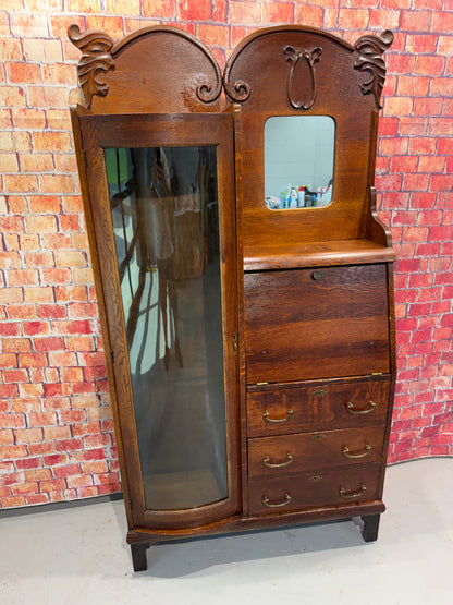 Antique Victorian Secretary Desk / Bookshelf