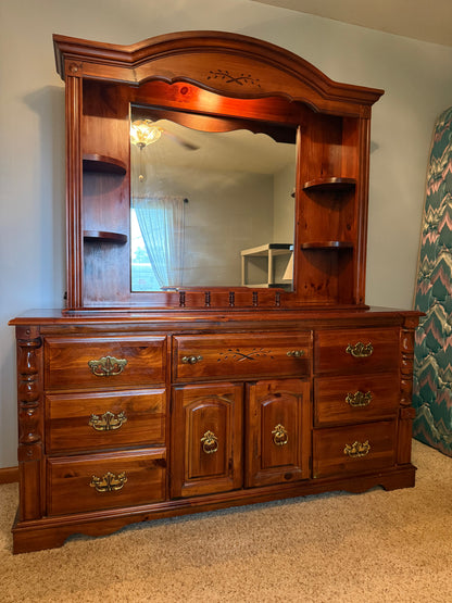 Broyhill Dresser & Mirror