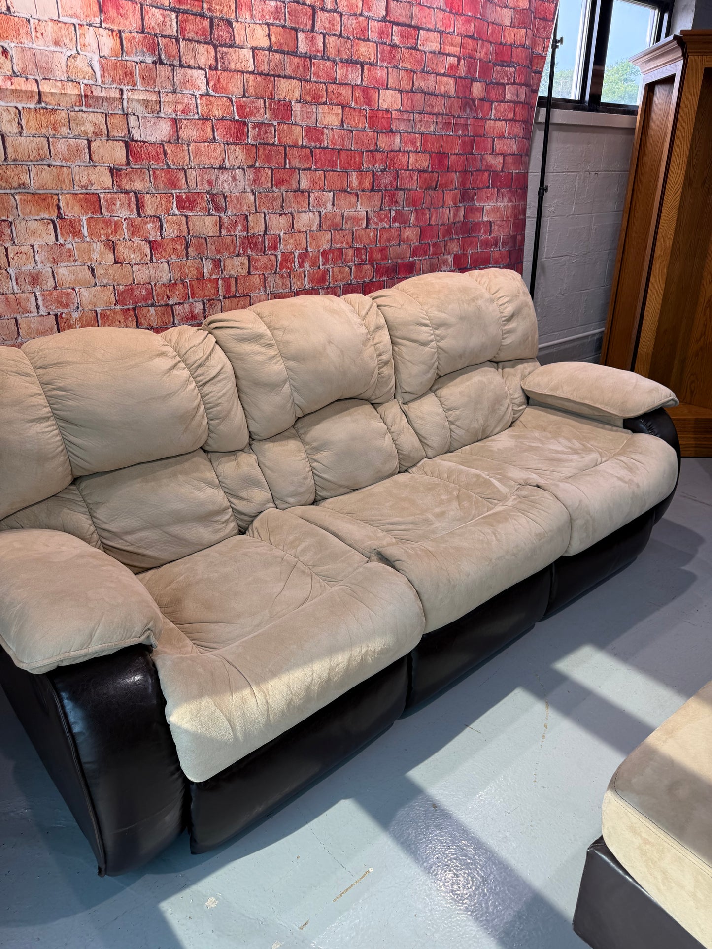 Reclining Sofa, Recliner & Ottoman