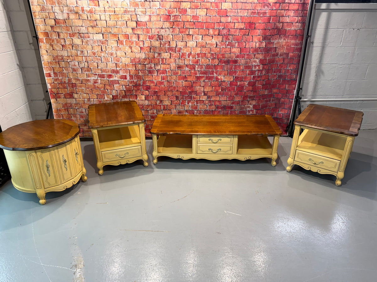 Vintage End Tables & Coffee Table